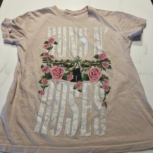 Floral Graphic Tee - Pink